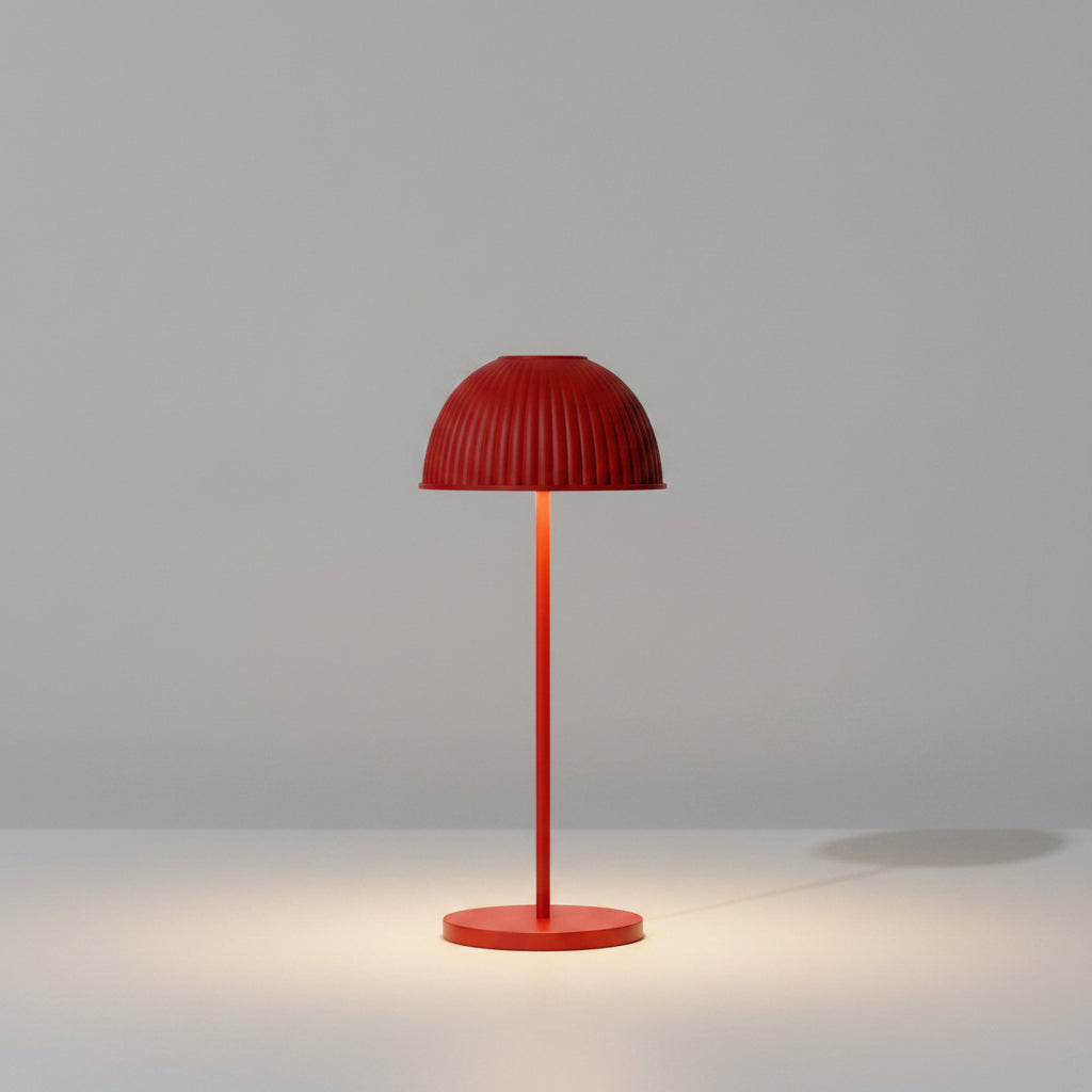 Creative Mushroom Shell Table Lamp Modern Bedside Accent Light