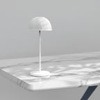 Creative Mushroom Shell Table Lamp Modern Bedside Accent Light