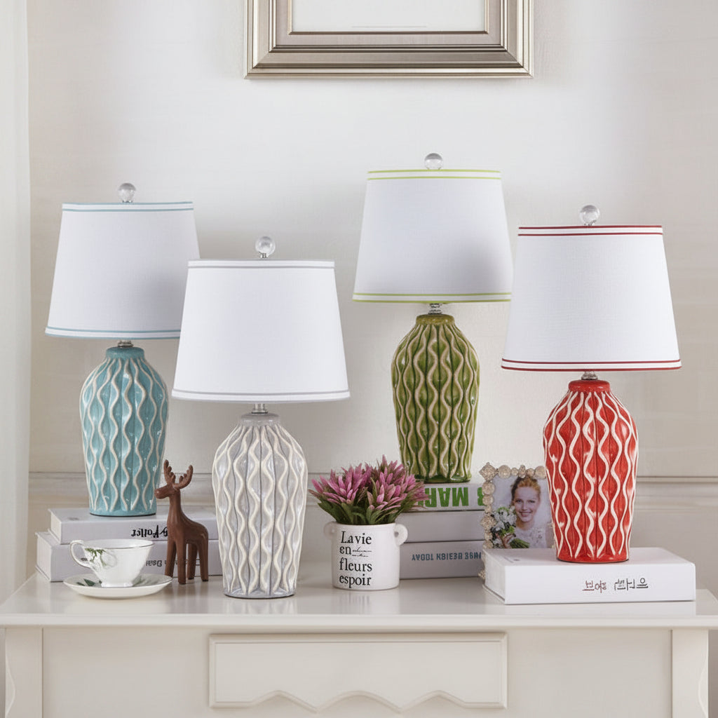 European Style Creative Table Lamp Modern Bedroom Bedside Lighting