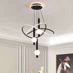 Lollipop Chandelier Pendant Lamp Modern Iron Bedroom Ceiling Fixture