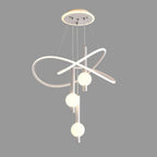 Lollipop Chandelier Pendant Lamp Modern Iron Bedroom Ceiling Fixture