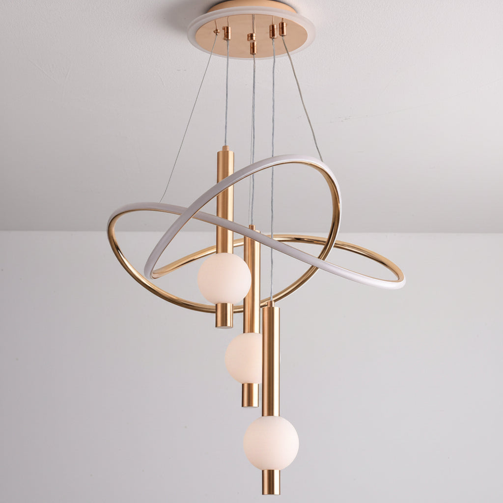 Lollipop Chandelier Pendant Lamp Modern Iron Bedroom Ceiling Fixture