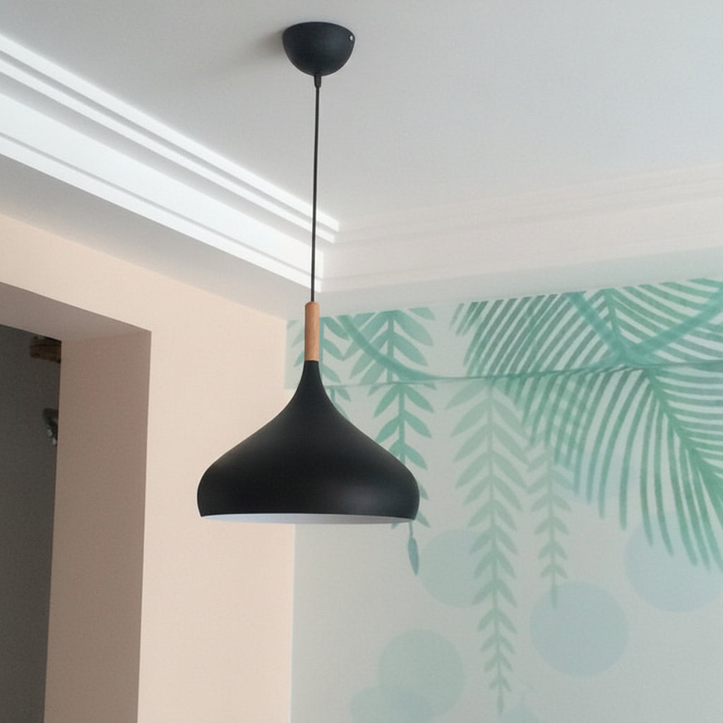 Macaron LED Aluminum Pendant Light Single-Head Nordic Ceiling Fixture