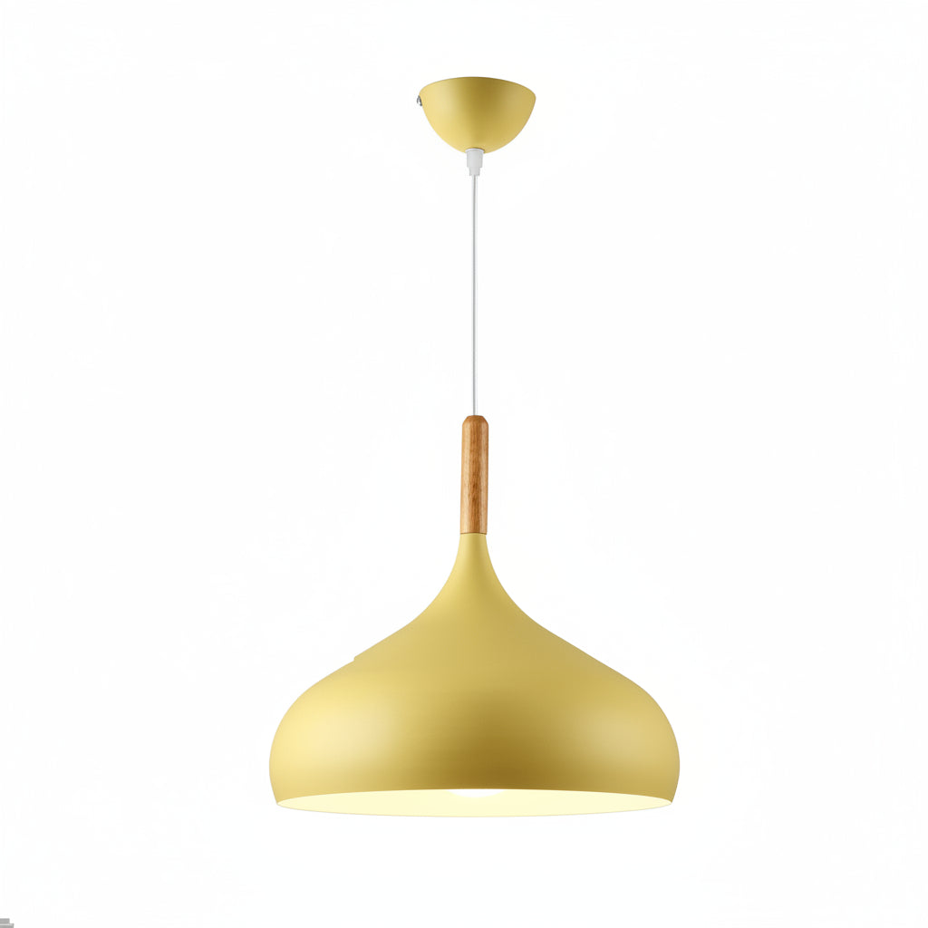 Macaron LED Aluminum Pendant Light Single-Head Nordic Ceiling Fixture
