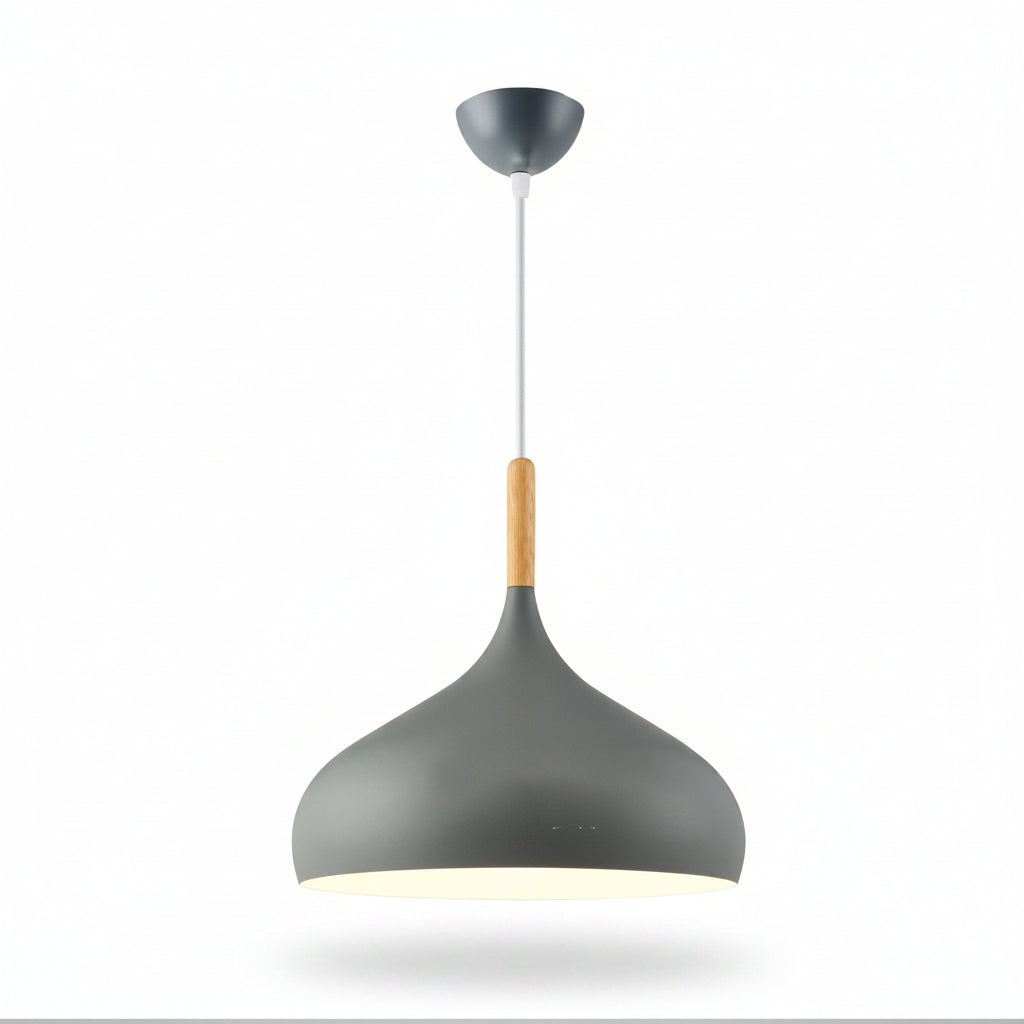 Macaron LED Aluminum Pendant Light Single-Head Nordic Ceiling Fixture