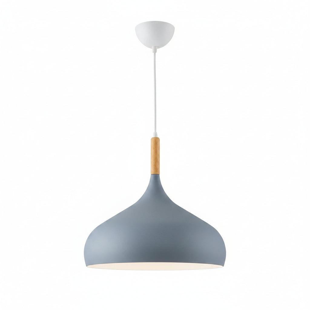 Macaron LED Aluminum Pendant Light Single-Head Nordic Ceiling Fixture