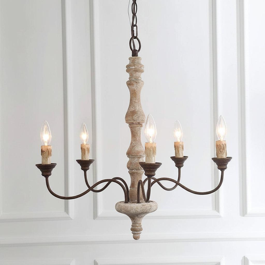 Minimalist Creative Pendant Light American Style Five-Head Ceiling Fixture