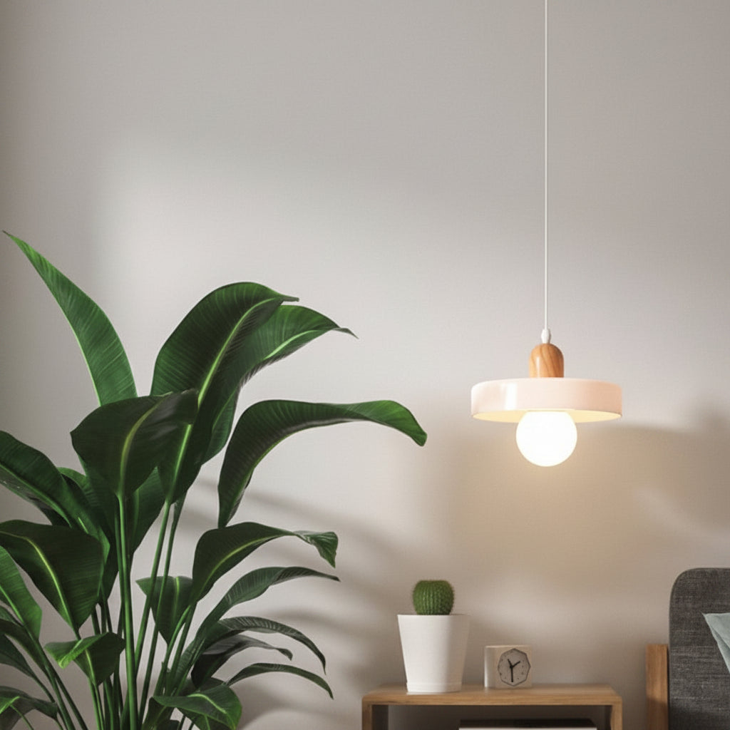 Minimalist Milky White Pendant Lamp Nordic Store Bar Ceiling Light