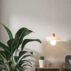Minimalist Milky White Pendant Lamp Nordic Store Bar Ceiling Light