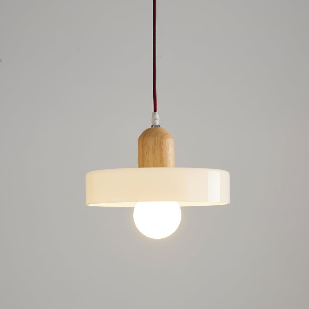 Minimalist Milky White Pendant Lamp Nordic Store Bar Ceiling Light