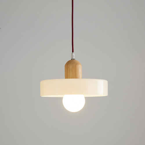 Minimalist Milky White Pendant Lamp Nordic Store Bar Ceiling Light