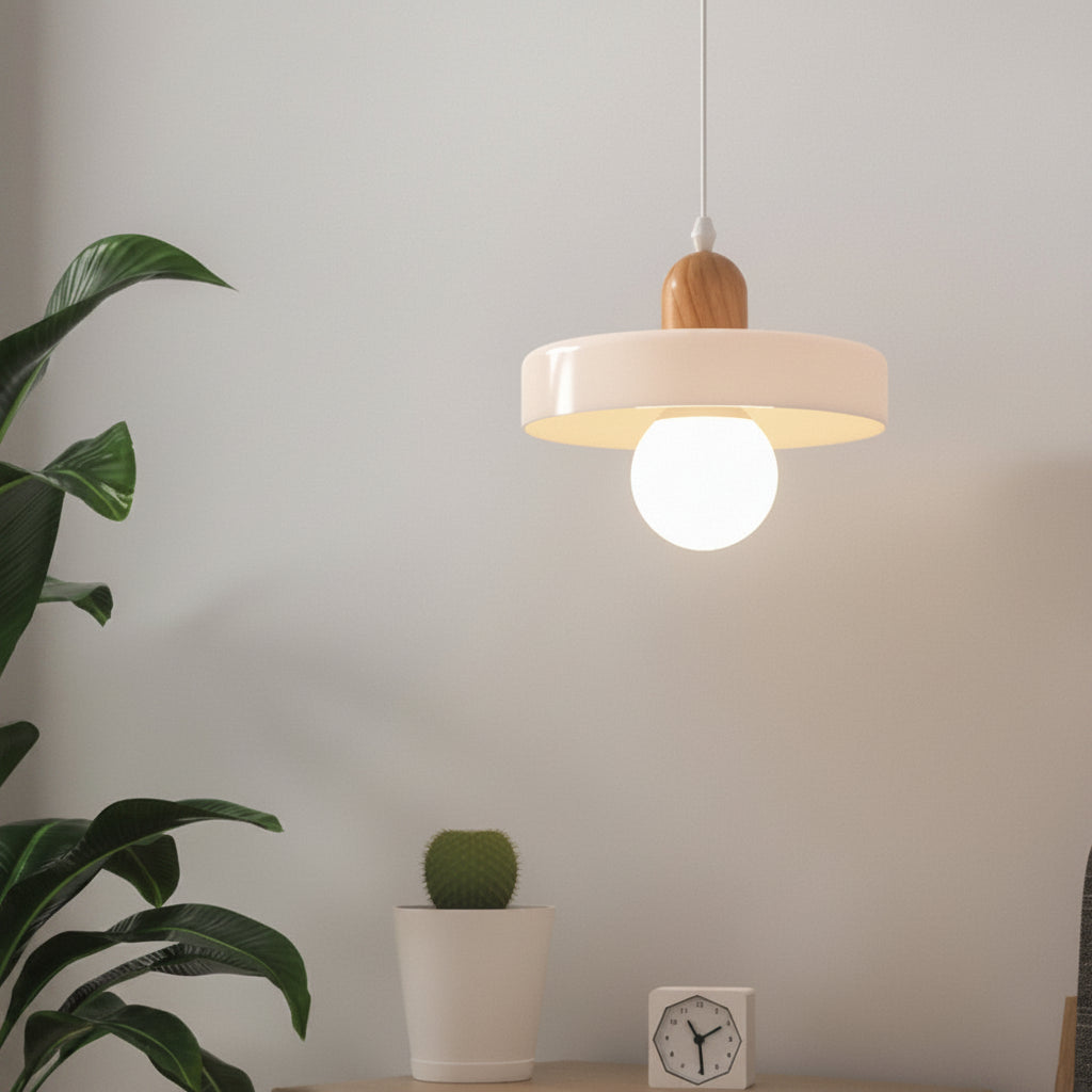 Minimalist Milky White Pendant Lamp Nordic Store Bar Ceiling Light