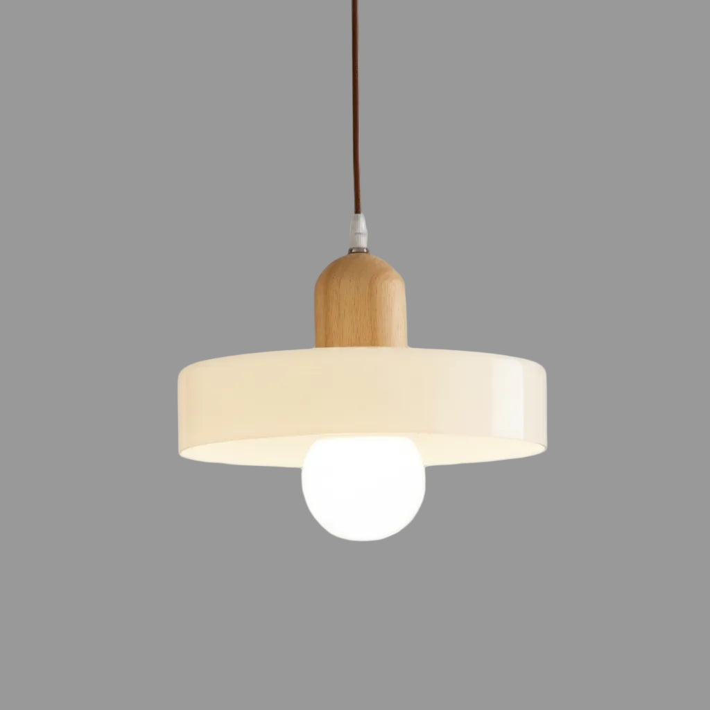 Minimalist Milky White Pendant Lamp Nordic Store Bar Ceiling Light