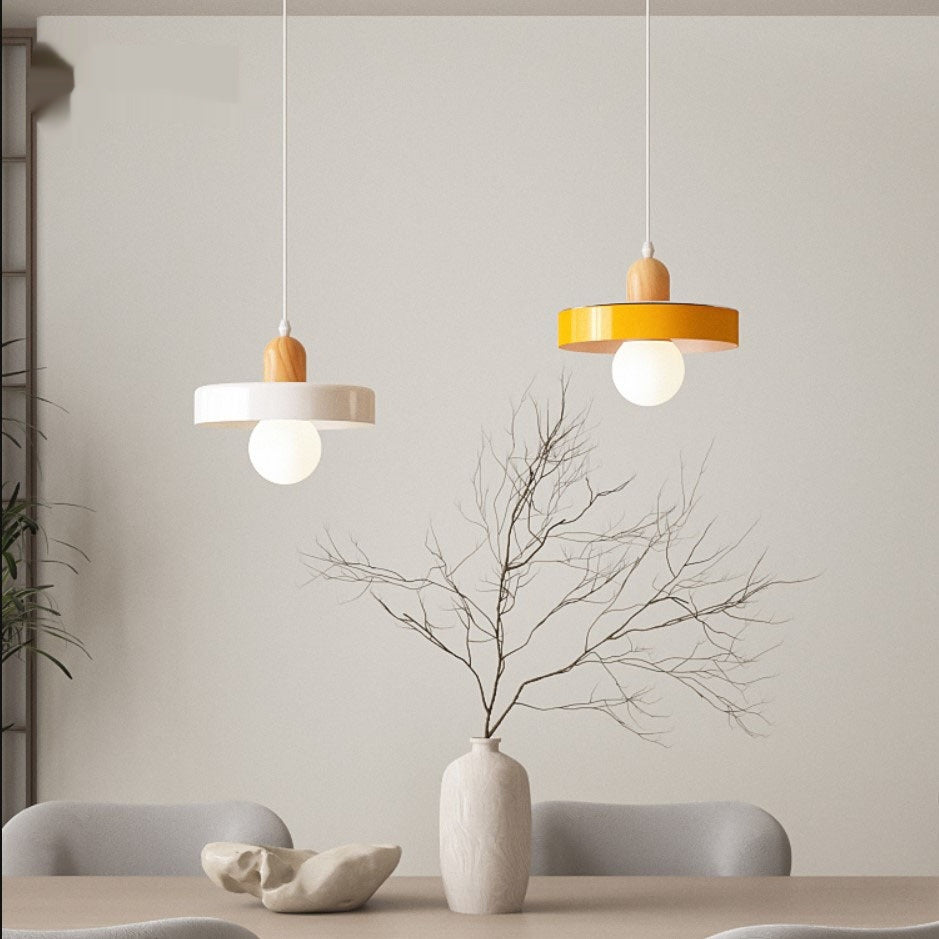Minimalist Milky White Pendant Lamp Nordic Store Bar Ceiling Light