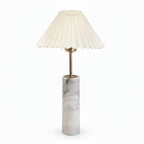 Natural Marble Style Table Lamp Mid-Century Modern Bedside Light
