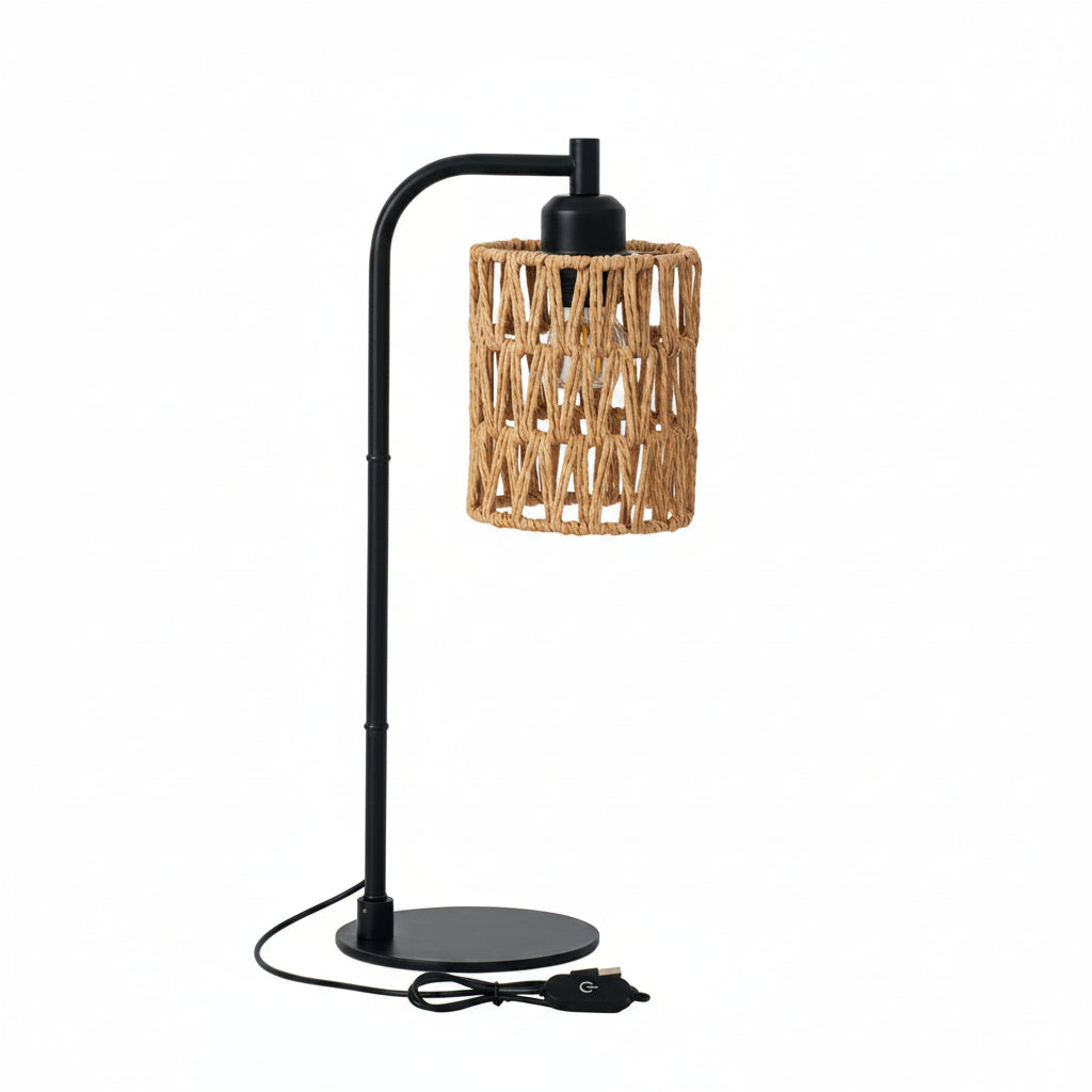 Nordic Hotel Style Decorative USB Bedside Table Lamp