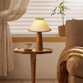 Rechargeable Japanese Wabi-Sabi Table Lamp Walnut Style Lighting