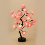 USB LED Rose Table Lamp Decorative Flower Tree Accent Light