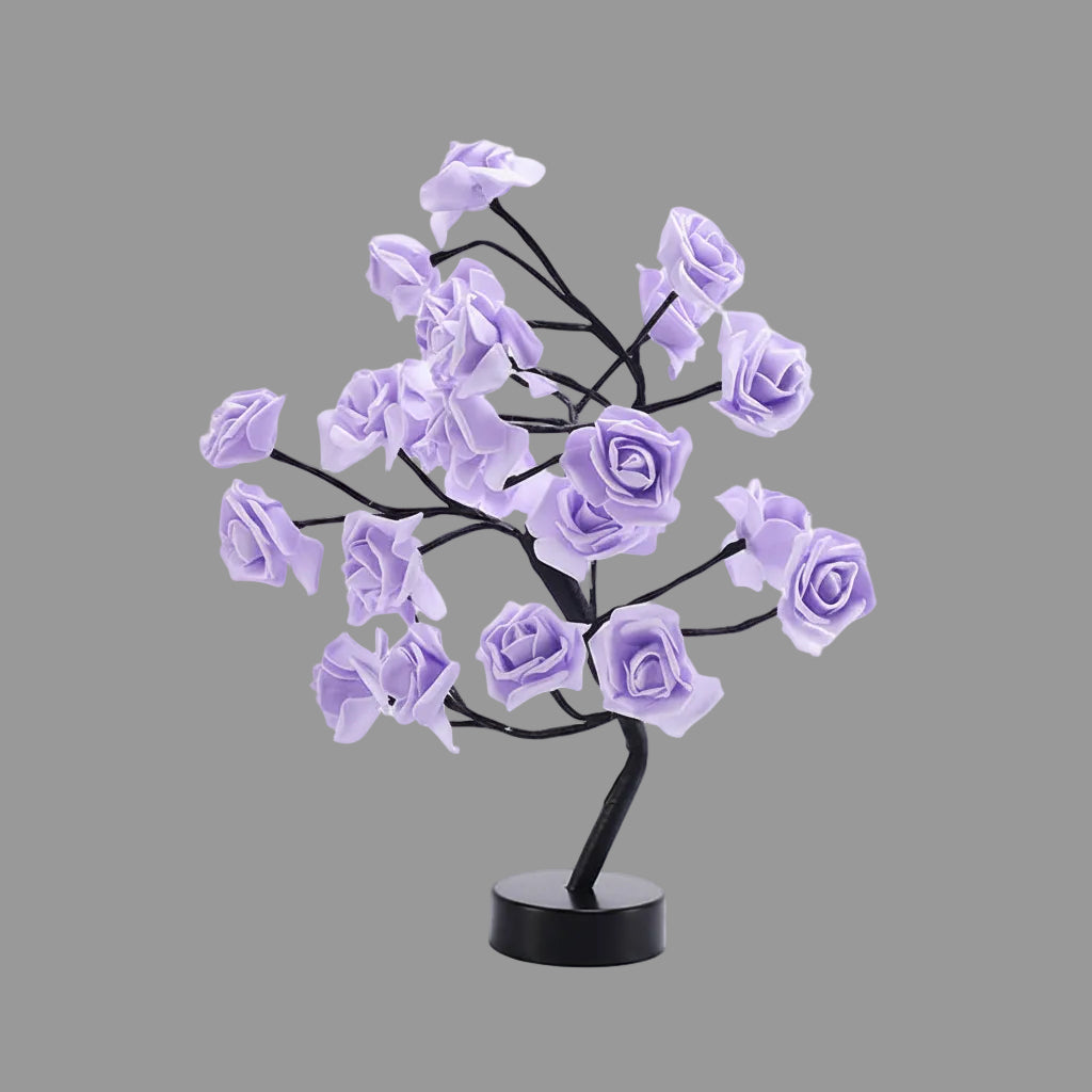 USB LED Rose Table Lamp Decorative Flower Tree Accent Light