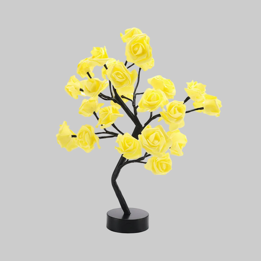 USB LED Rose Table Lamp Decorative Flower Tree Accent Light