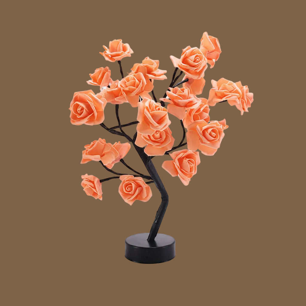 USB LED Rose Table Lamp Decorative Flower Tree Accent Light